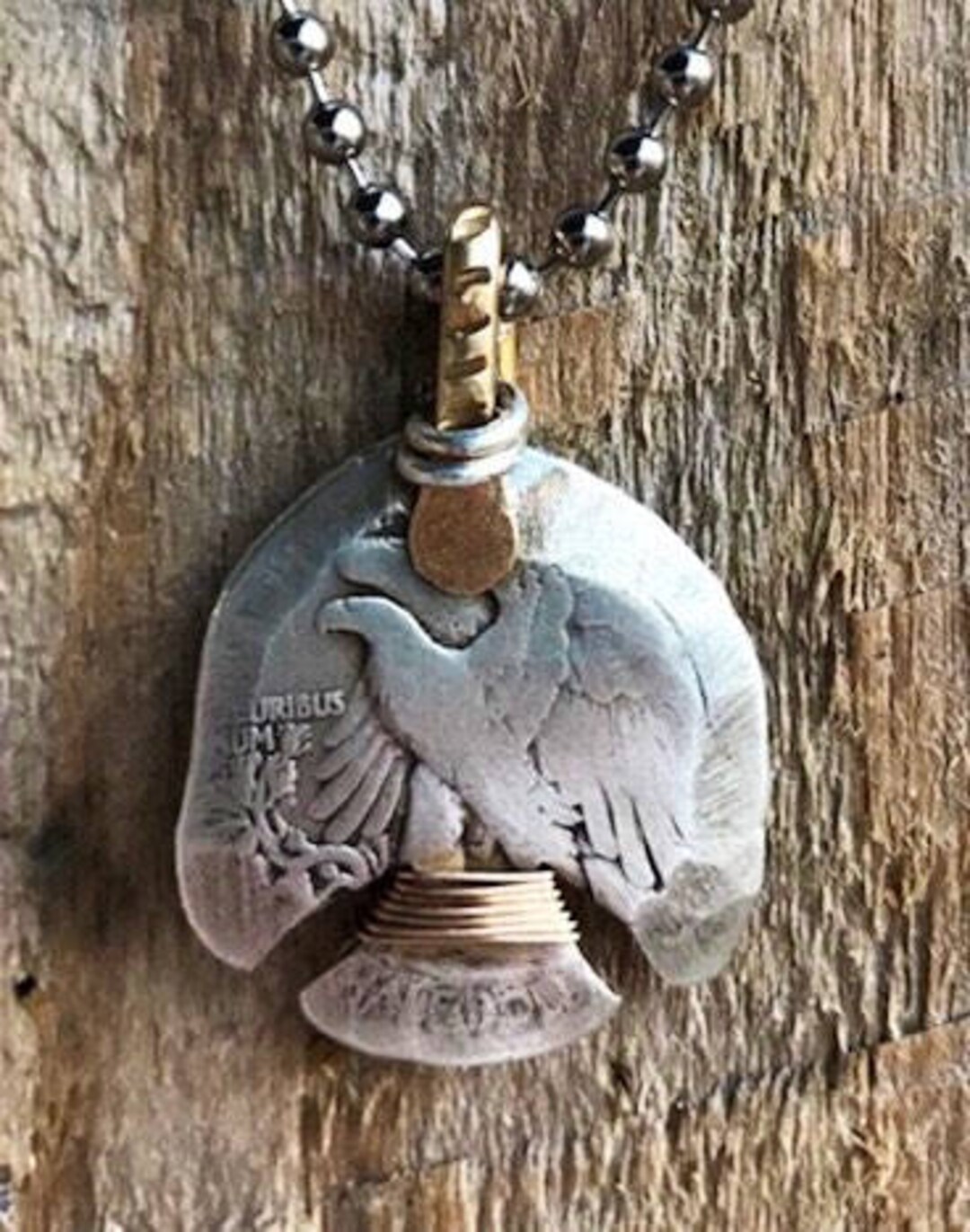 Native American Navajo Stunning Eagle Necklace/silver Necklace/eagle