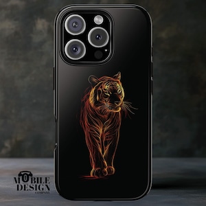 Enchanted Tiger Phone Case, Gift for Wildlife Lovers, Protection for iPhone 16 15 14 13 Pro Max, Samsung Galaxy S25 S24 S23 Ultra, Pixel 9 8