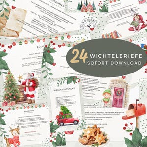 24 Printable Secret Santa Letters • Stress-Free Secret Santa for Beginners • Secret Santa Mail for Kids • Easy Secret Santa Ideas • Instant Download