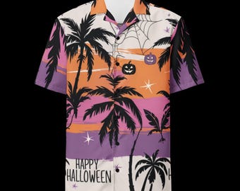 Camisa hawaiana de Halloween: playera playera de temporada espeluznante, regalo para fiesta de crucero