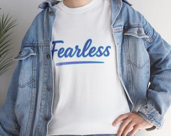 Camiseta motivacional "Fearless": paleta violeta, atuendo deportivo, camiseta Jordan Match Grape 5