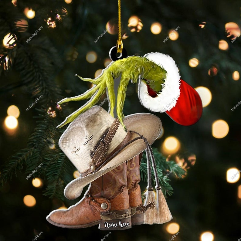 Grinch Hand Boots And Hat Cowboy Personalized Car Ornament Etsy grinch-hand-boots-and-hat-cowboy-personalized-car-ornament-etsy
