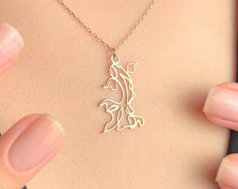 Koivissenketting goud voor vrouwen, Japanse geluksvishanger, minimalistische koi-sieraden, cadeau voor haar, zenketting, zinvolle dierensieraden