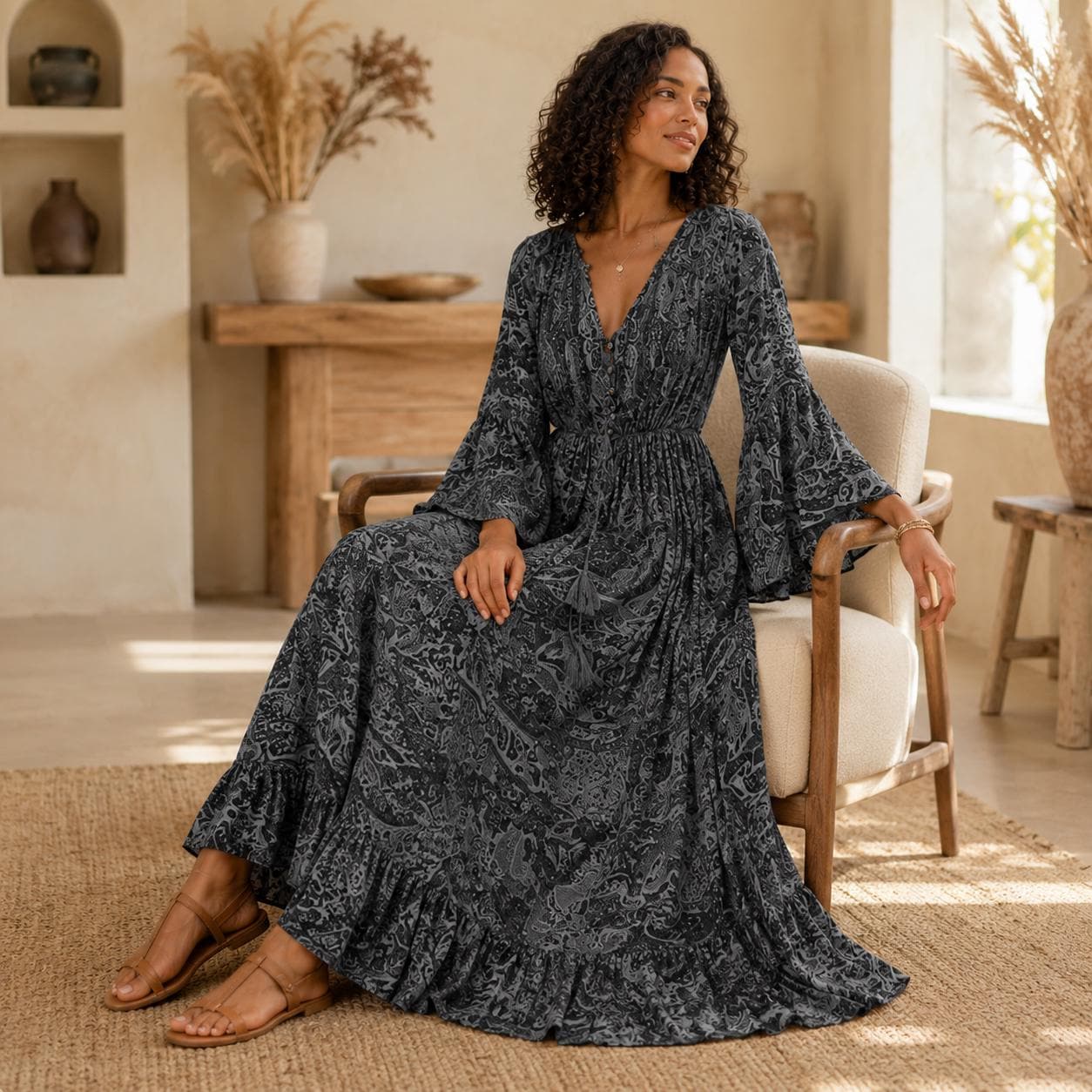 casual white lace dress with sleeves Wedtrend Women Elegant Graduation A Line Long Boho Maxi Dress, White / XL Pink Cute Casual Midi Size 15 Size CN/US:S / 2 A vision of elegance