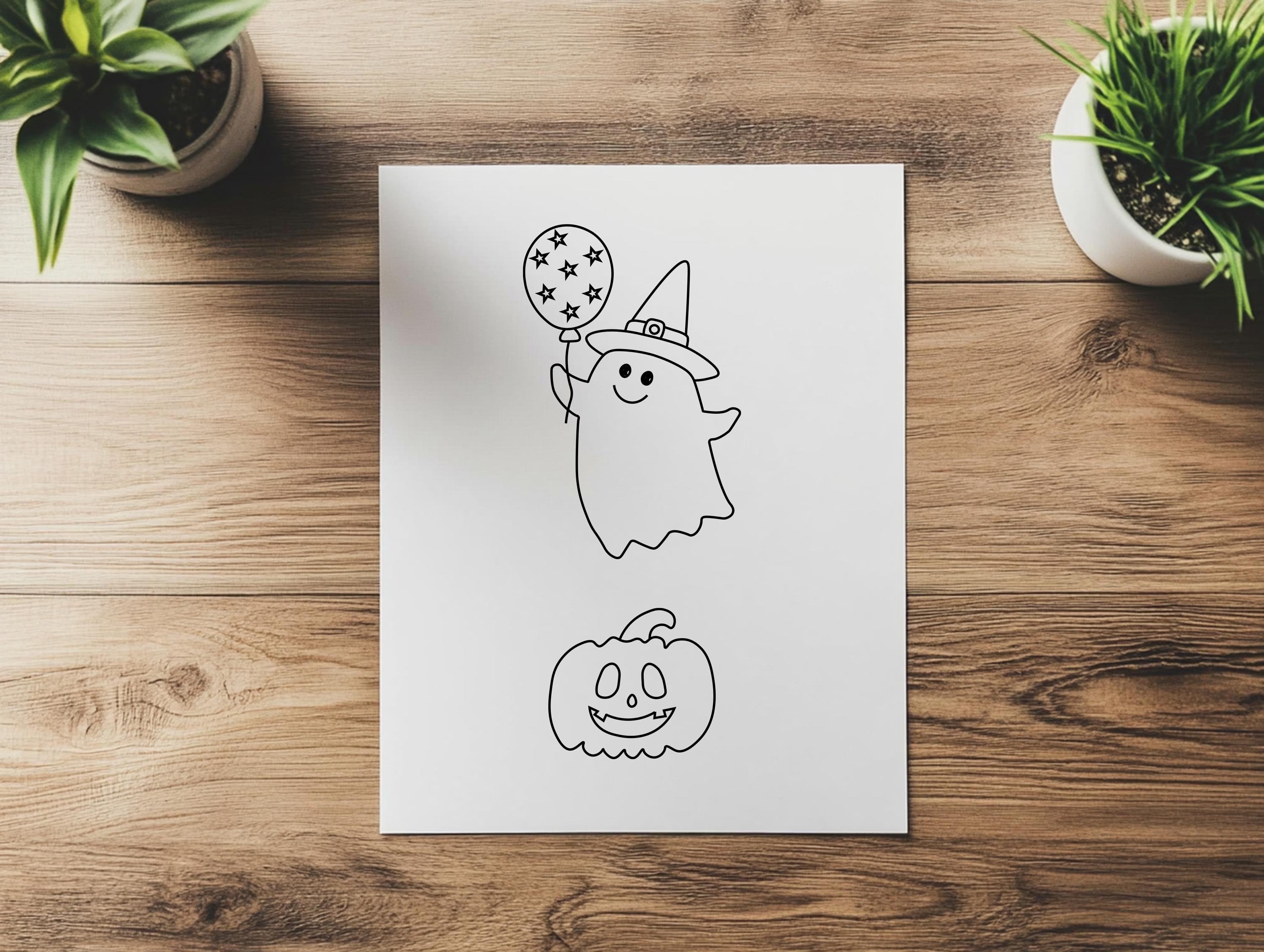 Printable Halloween Embroidery Pattern Bundle (PDF) - Etsy