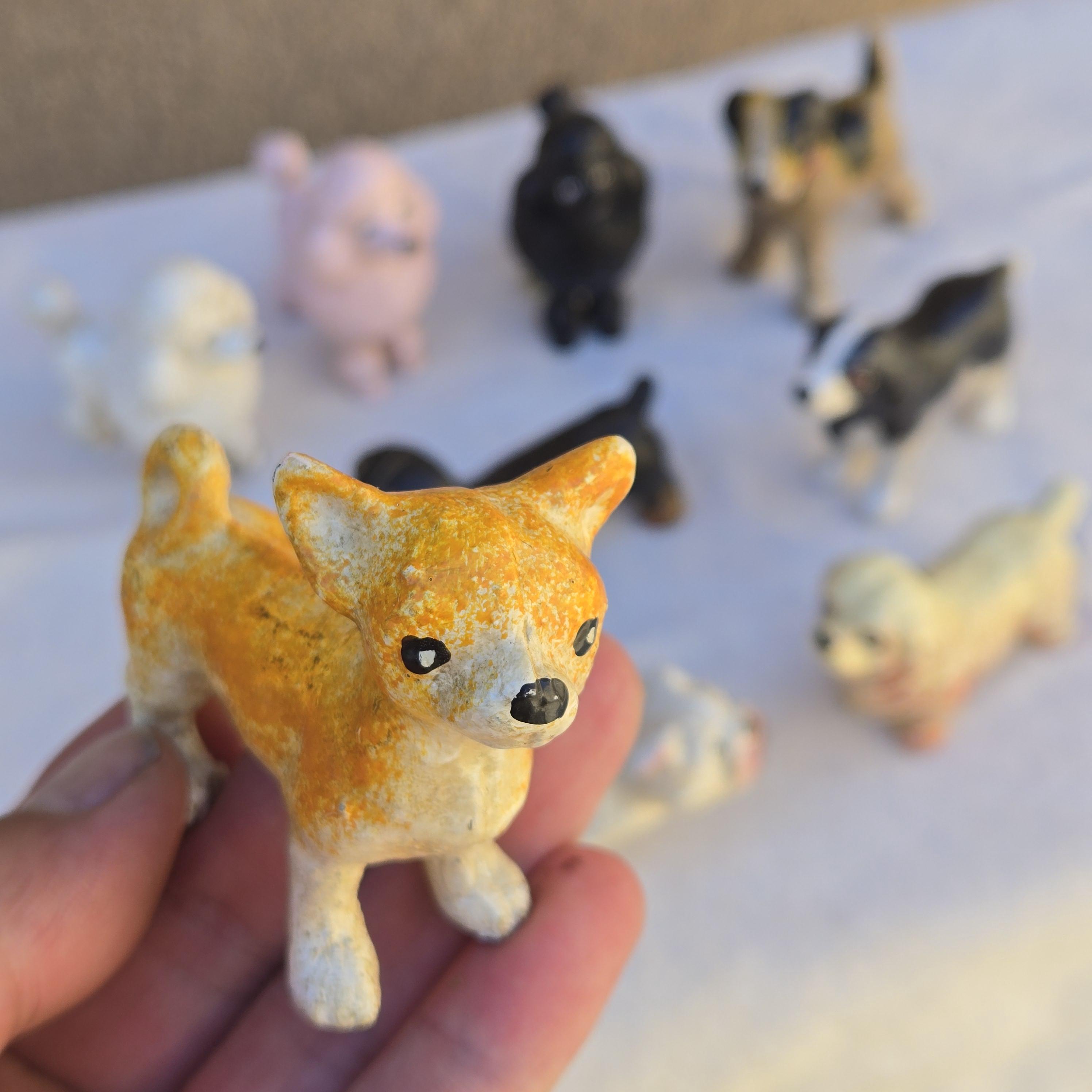 Paperweight Rustic Vintage Cast Iron Puppy Paperweight: Rustic Dog Figurine - Etsy