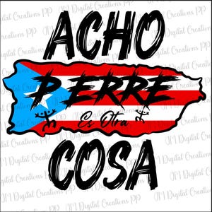 Acho Pe Erre Es Otra Cosa PNG,JPG Puerto rico png, boricua png, Skriv ut och klipp ut digitala filer, omedelbar nedladdning