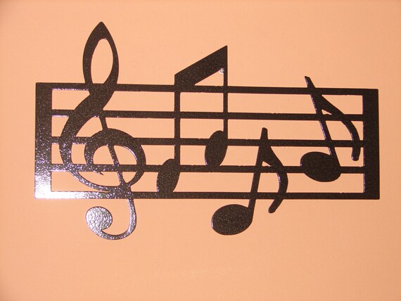 Nota Musical Piano Casa Pared Calcomanía Citar Decoración Arte Forma de sonido