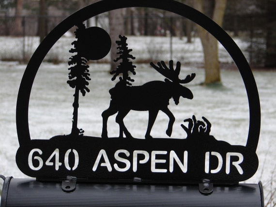 Elk Mailbox Topper Decor