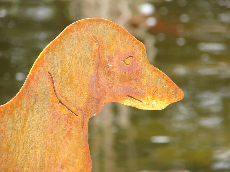 Dachshund PET MEMORIAL Garden Stake Yard Ornament Lawn Weiner | Etsy