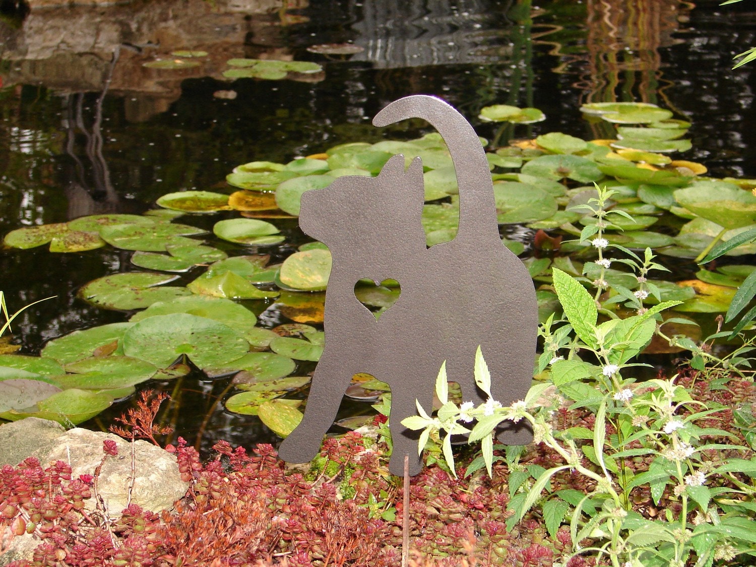 Pet Cat Memorial GARDEN STAKE Yard Lawn Kitty Feline Etsy