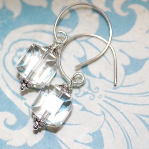 Swarovski Crystal Cubes earrings