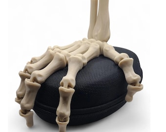 SKELETON HAND Life Size Articulating ~ Halloween Hands ~ 3D Printed Toy Figure Adult Desk Toy Home Decor ~ Flexi Factory