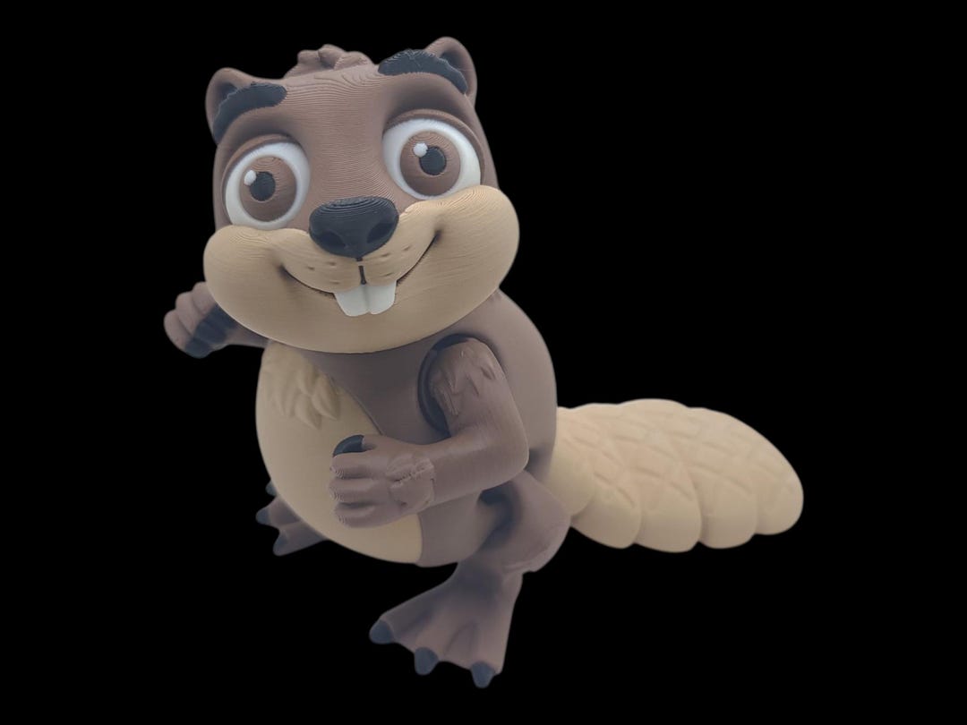 BEAVER ~ Flexible Articulating ~ Desk Fidget Toy ~ Decoration ~ Flexi ...