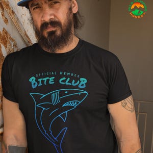 Bite Club T-Shirt, Fight Club Parody Tee for casual wear, Unisex Jersey Short Sleeve Tee, Funny Gift Shirt, Trendy Graphic Top, Cool