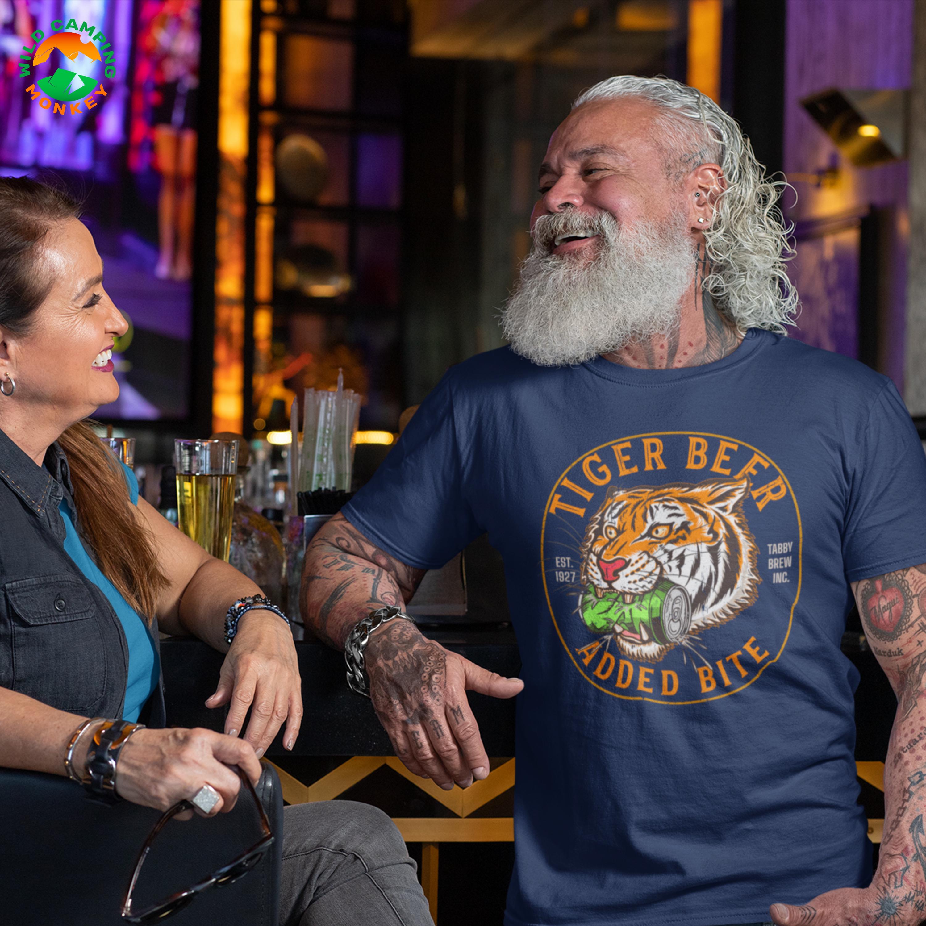 Vintage Tiger Beer T-shirt, Jungle Vibes Unisex Shirt, Beer Lovers