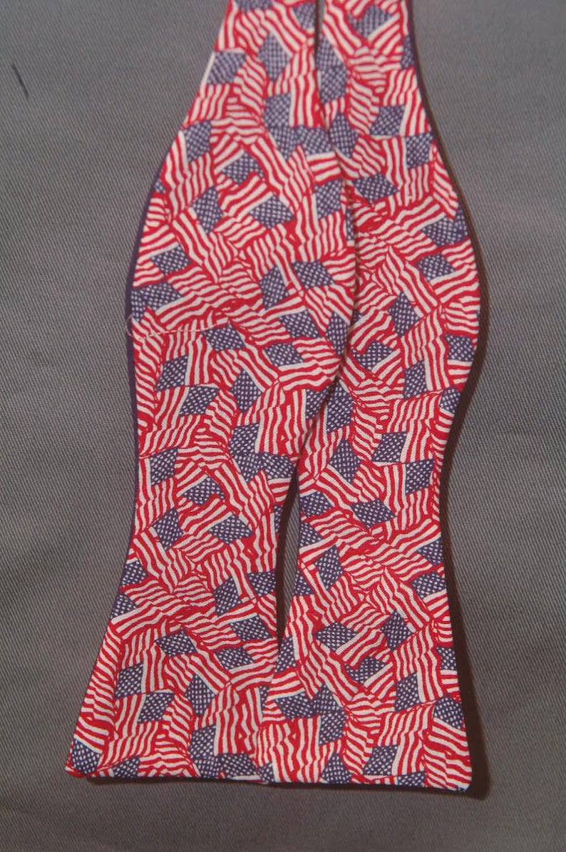 United States Flag Bow tie