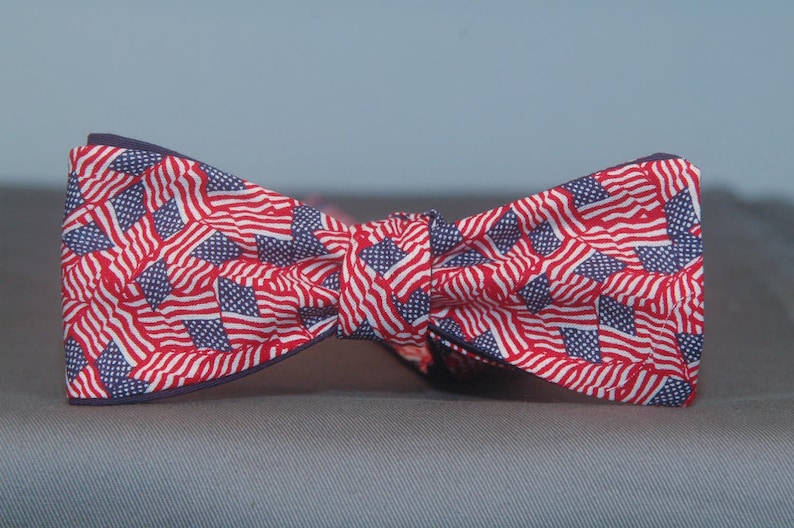 United States Flag Bow tie