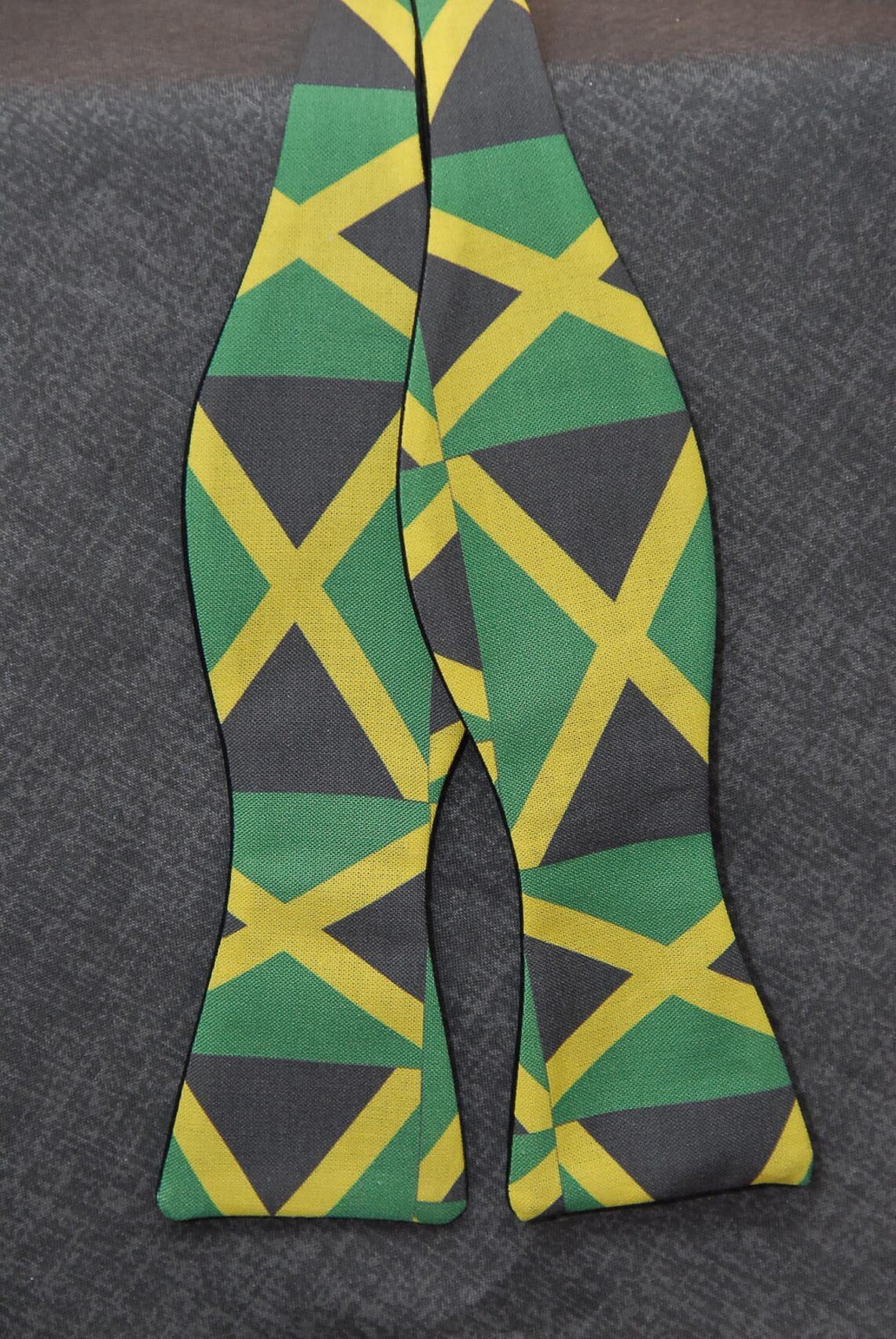 Jamaican Flag Bow tie Etsy
