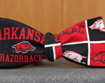 Arkansas Razorback  Bow Tie