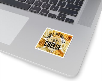 Sticker Distrait par le fromage