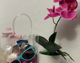 Custom Party Favor Bags: Personalized Clear PVC Treat Bags