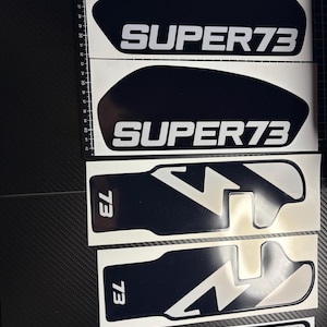 Super73 S2 R RXバッテリーステッカー 並行輸入品】Super73 ステッカー専用バッテリー防水装飾落書きパターン