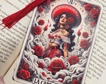 La Cabrona & La Borracha Bookmark | Latina Tarot Bookmark | Book Lover Gift
