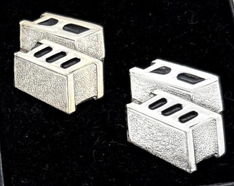 Vintage Brick Cufflinks Cinder Blocks Construction Builder's Gifts