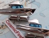 Vintage Nautical Boat Cufflinks Made in USA SWANK Brand Mid Century 1950 39 s Men 39 s Accessories