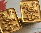 Men 39 s Vintage Cufflinks Rooster Cufflinks Men 39 s Cufflinks Antique Cufflinks Tiny Cock Cufflinks Weathervane Cosplay Steampunk Cufflinks