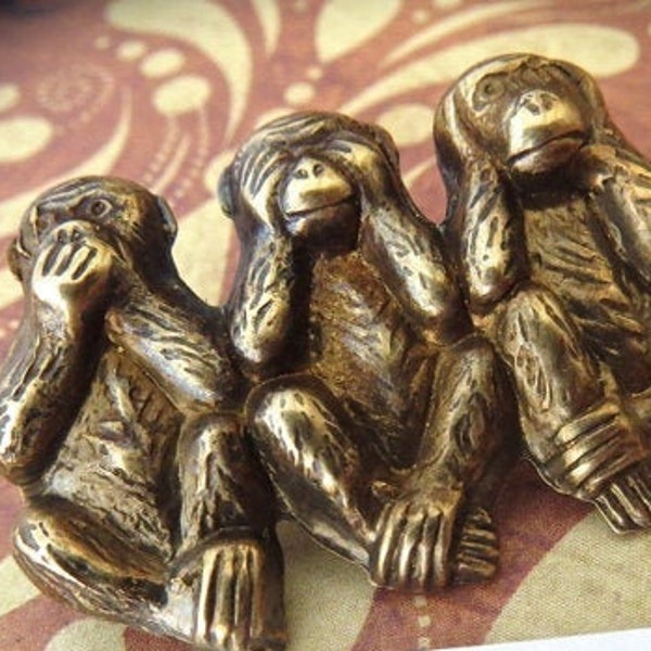 No Evil Monkeys Etsy