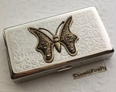 Big Butterfly Case Cigarette Case New Vintage Style Design Holds 120 39 s Longs Gothic Victorian Steampunk Case Smoking Accessories Large Case