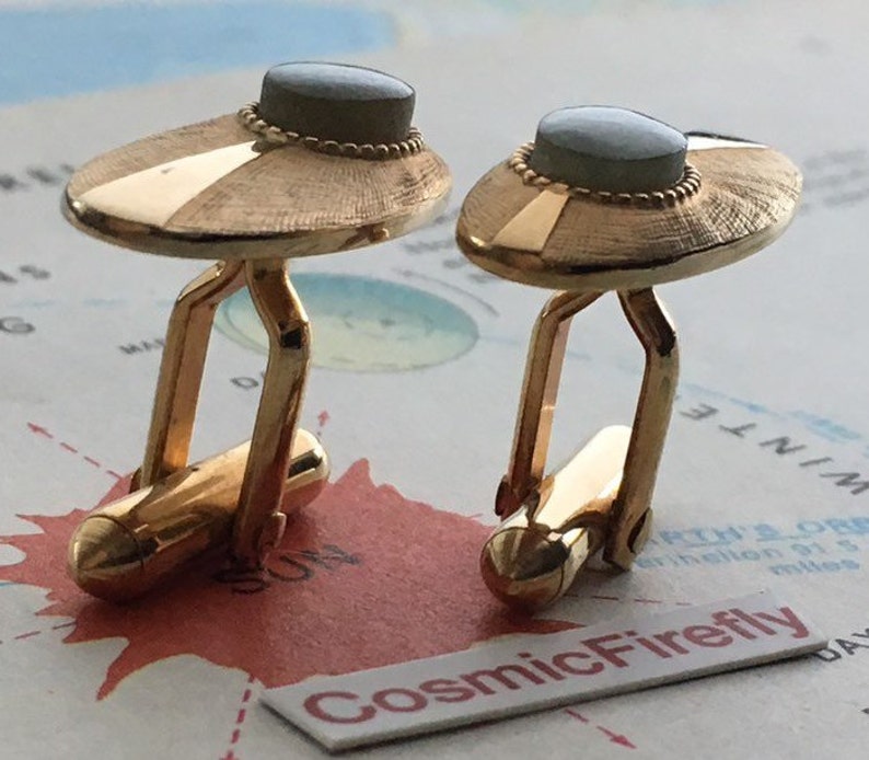 Mid Century Vintage Cufflinks Vintage Wedding Cufflinks SWANK Cufflinks Vintage Art Deco Cufflinks Modernist Cufflinks Atomic Age