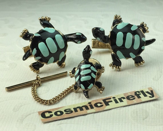 SWANK Brand Vintage Cufflinks Vintage Turtle Cuffl