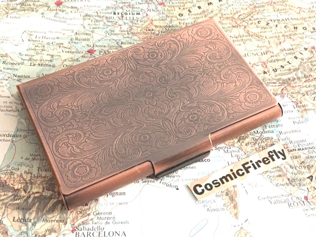 copper credit card sleeve Rob's Holder – Vermont Inc or passports Credit Card Sleeves - TikTok