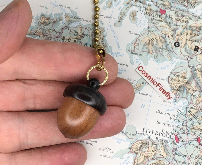 Wood Acorn Ceiling Fan Pull Chain - Thumbnail 2