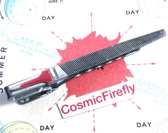 50er Jahre Vintage File Krawattenklammer SIMONDS Shop Tool Anson USA