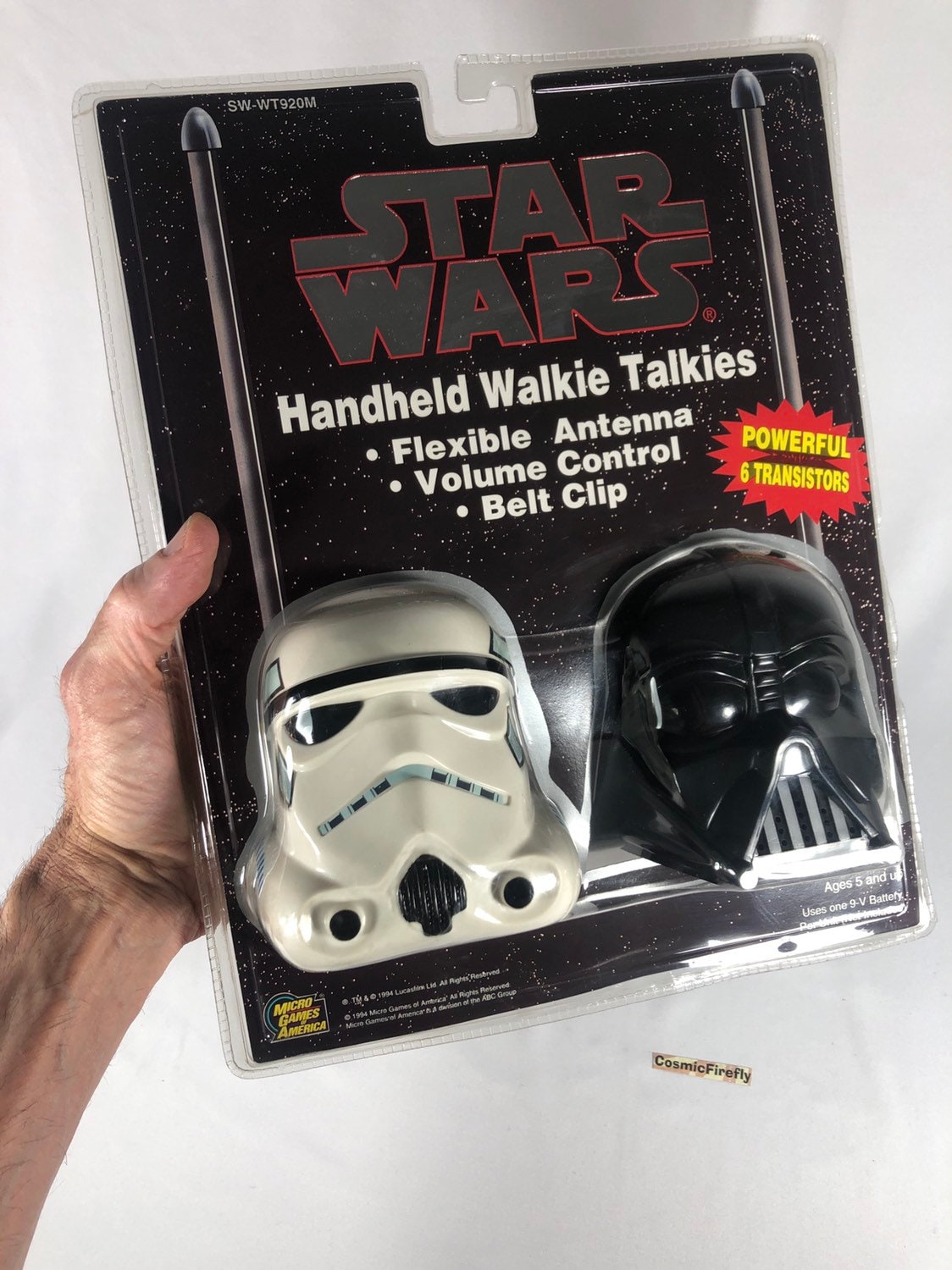 Star Wars Face Darth Vader Stormtropper Walkie Talkie 3J 