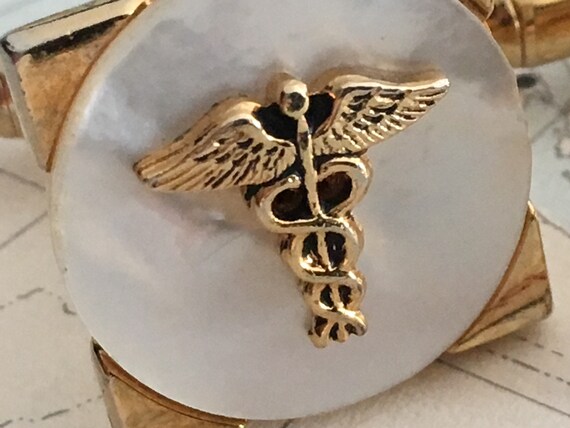 1950's Vintage Medical Doctor Caduceus Mid Centur… - image 4