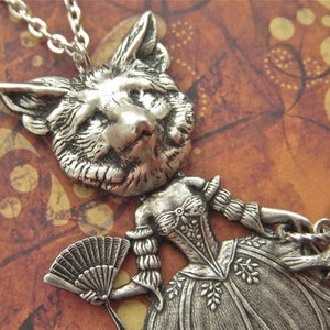 Fox Girl Necklace Gothic Victorian Sideshow Carnival Freak Dark Circus Fox Necklace Original Steampunk Necklace From Cosmic Firefly