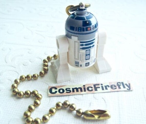 Lego Star Wars Fan Pull Chain Lego R2d2 Fan Pull Lego Mini Fig Toy Boy S Room Decor Boy S Fan Pull Robot R2d2 Toy Lego Mini Figure Mini Fig