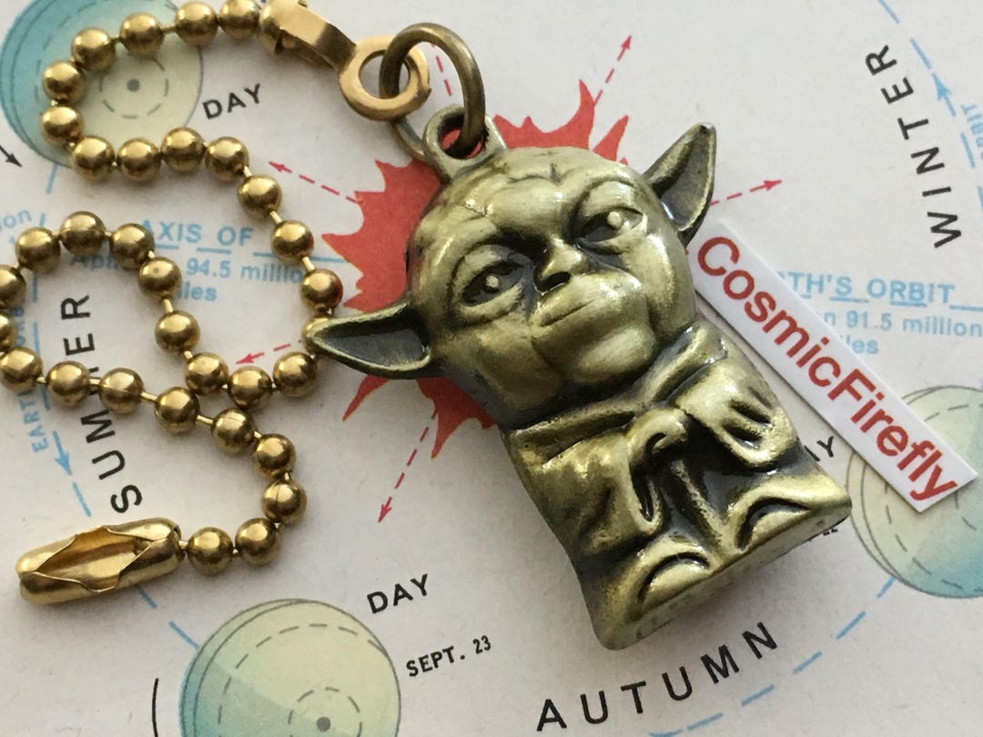 Star Wars Fan Pull Chain Metal Yoda Fan Pull Boy's Room Etsy
