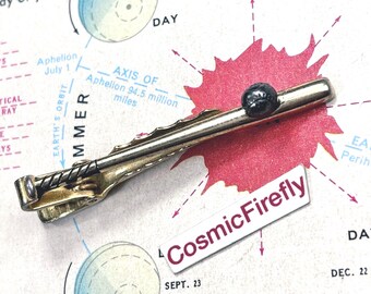 1950's Sports Vintage Baseball Bat Tie Bar Clip Father's Day Gifts Anson USA