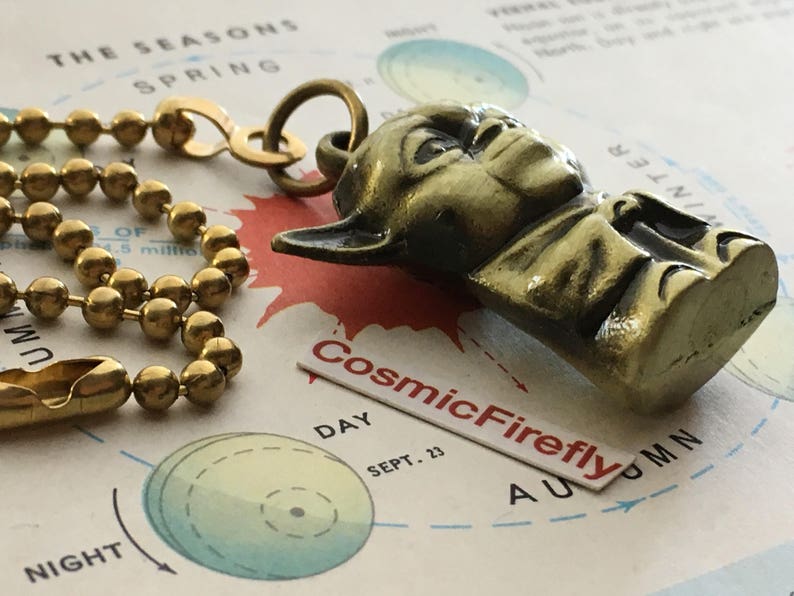 Star Wars Fan Pull Chain Metal Yoda Fan Pull Last Jedi Etsy