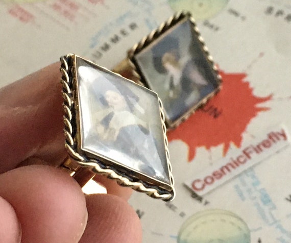 1950's Vintage Rembrandt Cufflinks Art Gallery We… - image 3