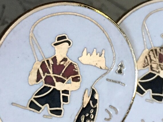 Men's Vintage Cufflinks Vintage Fishing Cufflinks