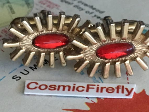 SWANK Cufflinks Vintage Cufflinks Atomic Cufflinks