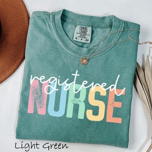 Comfort Colors® Registered Nurse Shirt, RN Shirt, Nurse Week Shirt, Nurse Student Shirt, Gift For Registered Nurse, Nurse Appreciation Gift