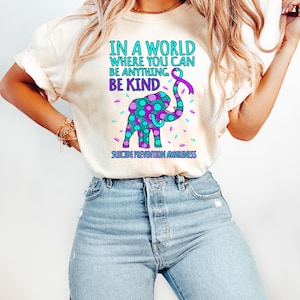In A World Where You Can Be Anything Be Kind Shirt,Be Kind Rainbow Shirt,Be Kind Shirt,Language shirt,Kindness shirt,Watercolor Be Kind